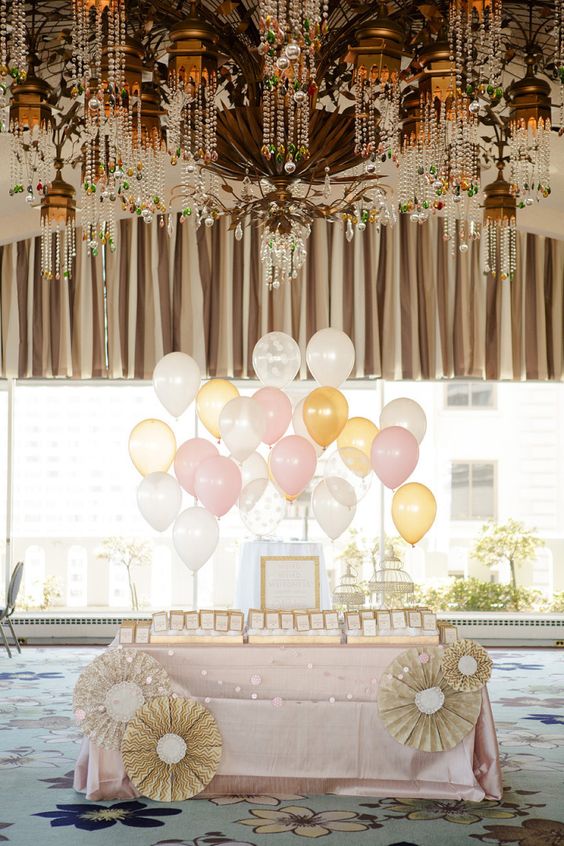 vintage gold wedding dessert table decor