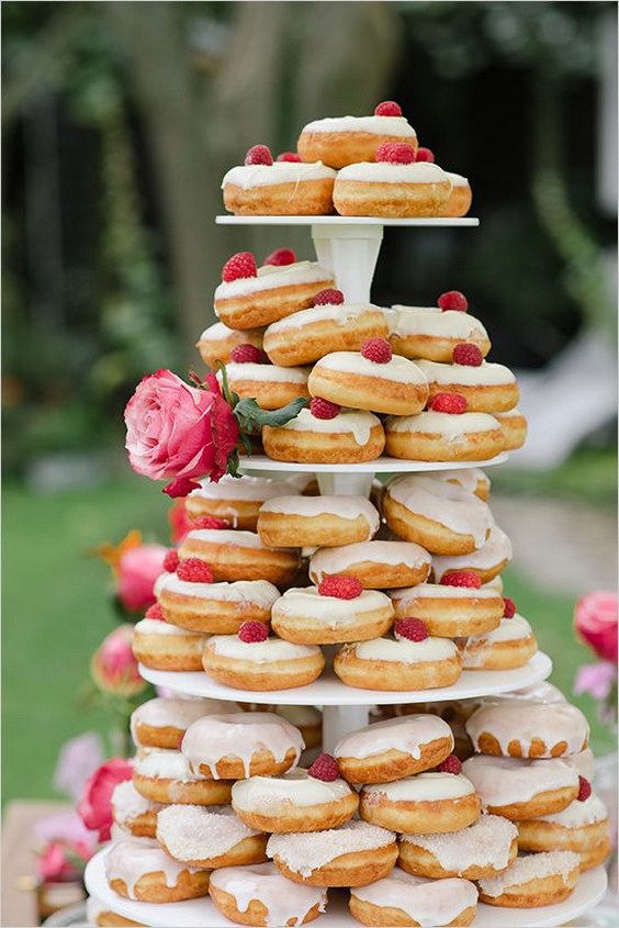 wedding donut tower idea