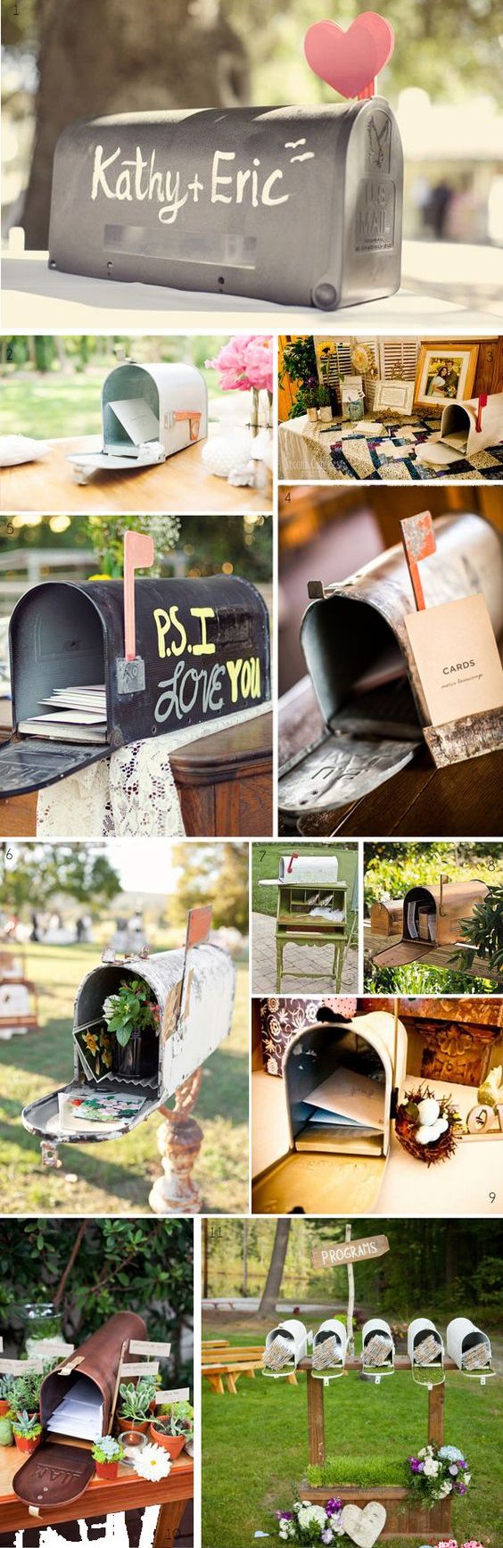 50 Charming Mailbox Wedding Decor Ideas Hi Miss Puff