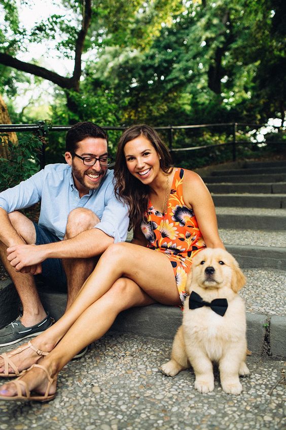 Engagement Photos with Pets