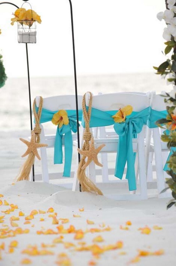 Starfish Wedding Chair Hangers