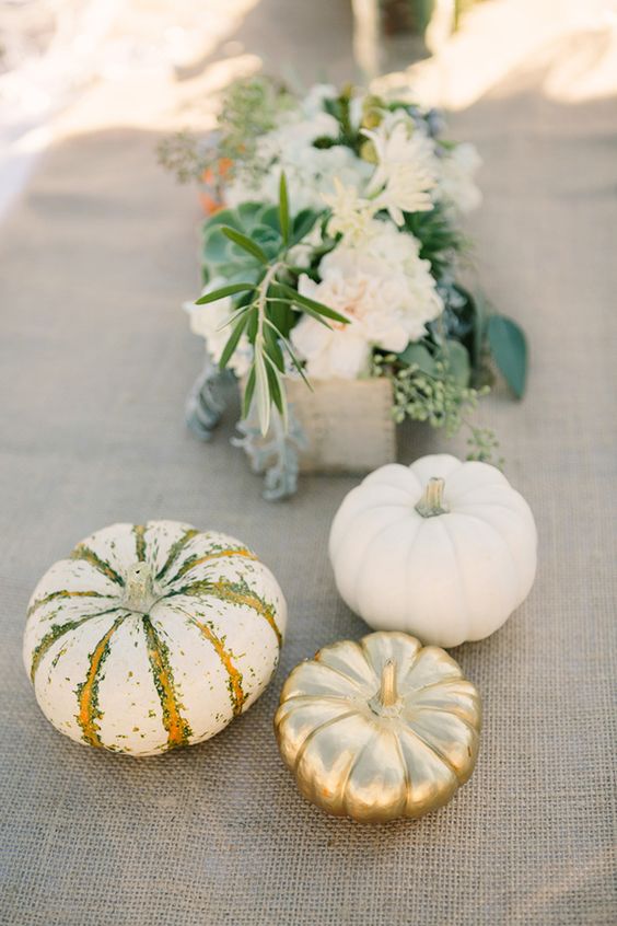fall pumpkin wedding reception ideas