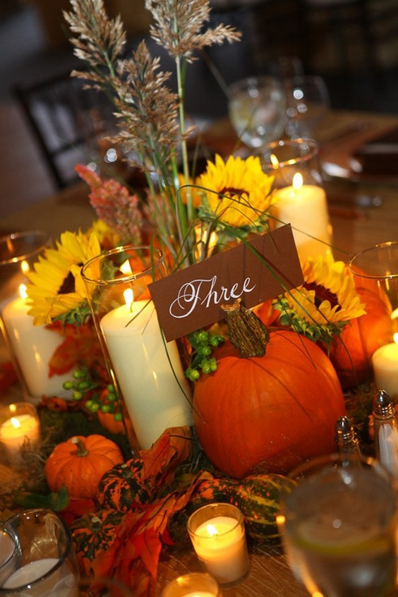 65 Amazing Fall Pumpkins Wedding Decor Ideas – Page 7 – Hi Miss Puff