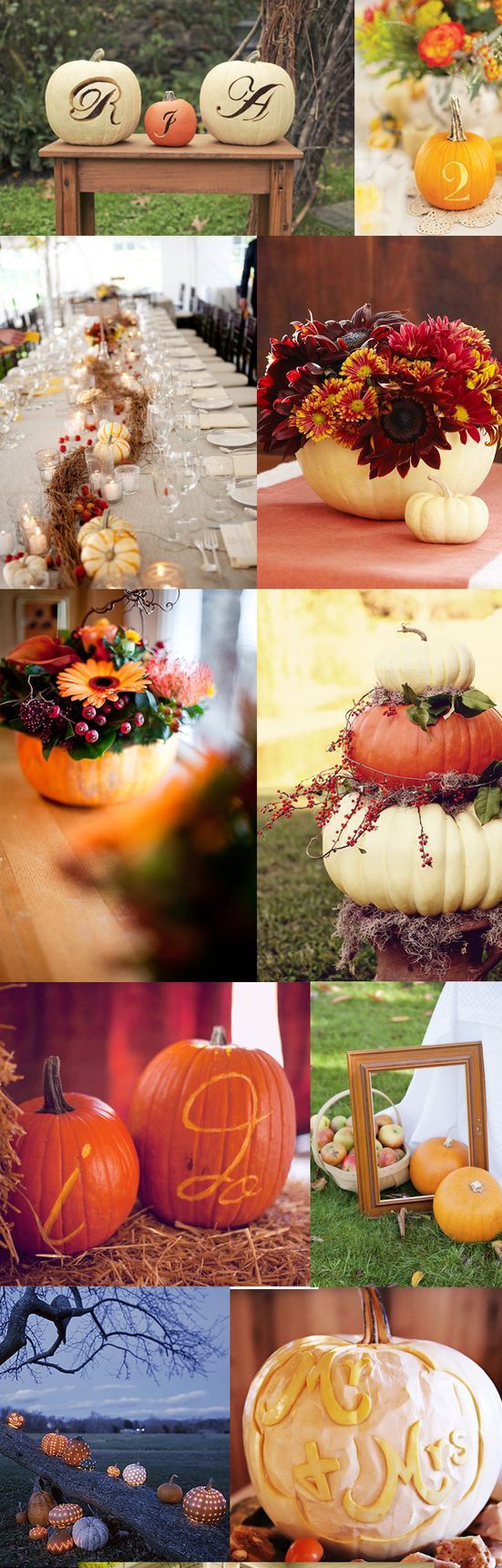 pumpkin wedding ideas