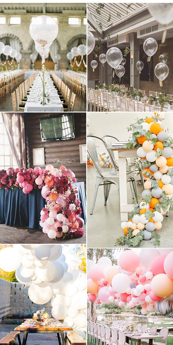 wedding balloon table runner balloon table centerpieces 2019 wedding trends