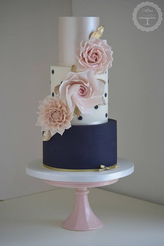 30 Blush, Navy and Gold Wedding Color Palette Ideas Page