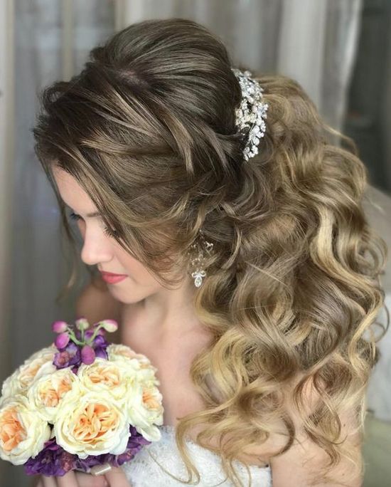 Long Wedding Hairstyles from Elstile 25