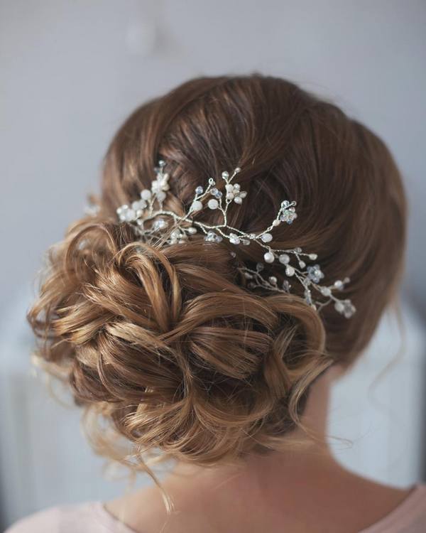 Tonya Pushkareva Long Wedding Hairstyle for Bridal 1 via tonyastylist