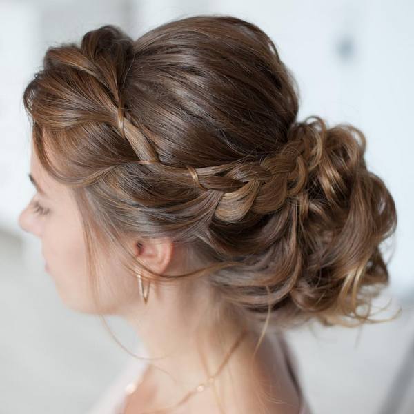 Tonya Pushkareva Long Wedding Hairstyle for Bridal 26 via tonyastylist