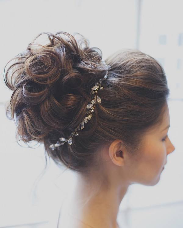 Tonya Pushkareva Long Wedding Hairstyle for Bridal 27 via tonyastylist