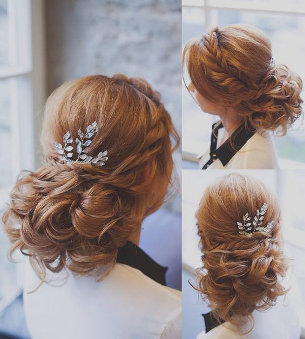 Tonya Pushkareva Long Wedding Hairstyle for Bridal 29 via tonyastylist