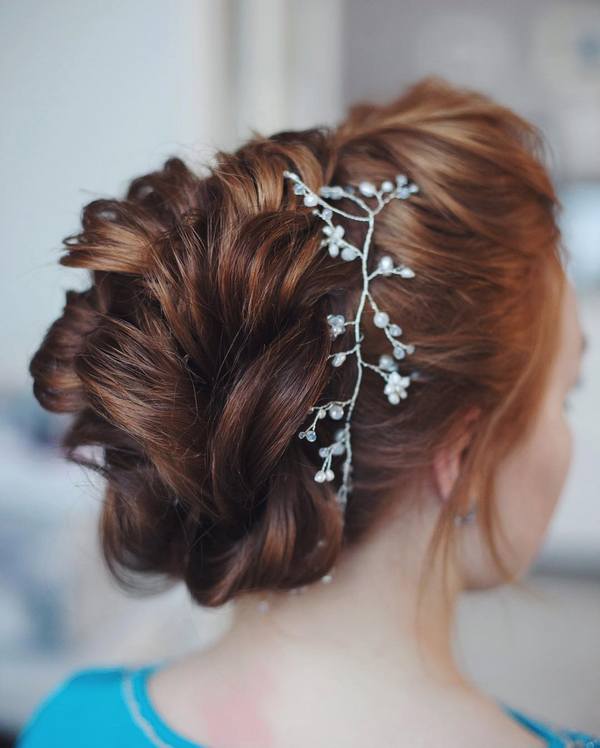 Tonya Pushkareva Long Wedding Hairstyle for Bridal 30 via tonyastylist