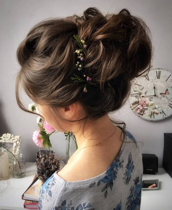 Tonya Pushkareva Long Wedding Hairstyle for Bridal 40 via tonyastylist