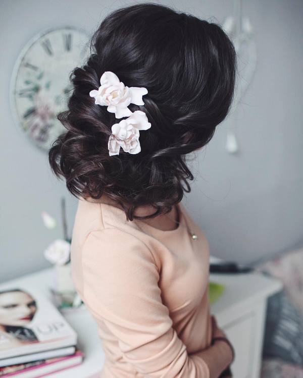 Tonya Pushkareva Long Wedding Hairstyle for Bridal 5 via tonyastylist