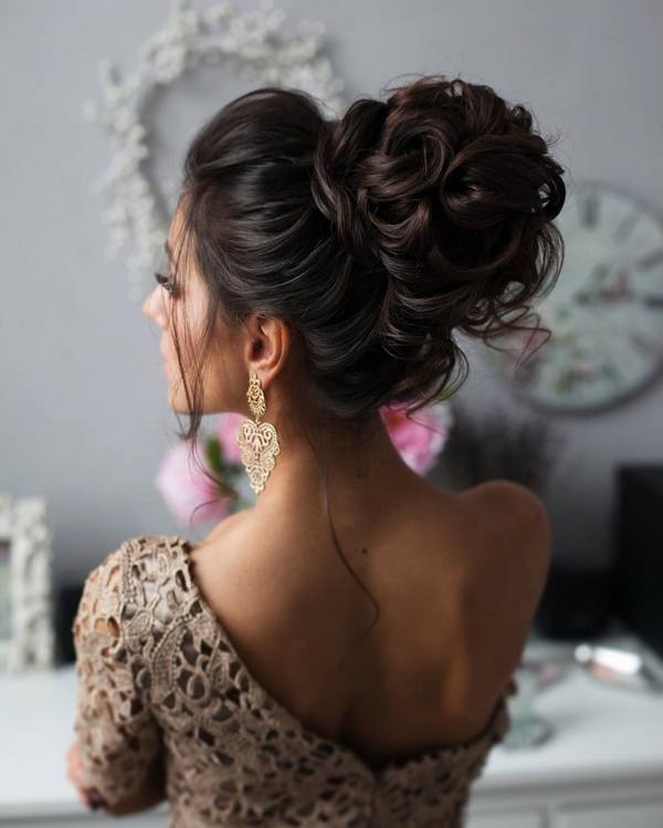 Tonya Pushkareva Long Wedding Hairstyle for Bridal 55 via tonyastylist