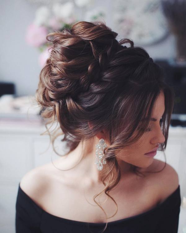Tonya Pushkareva Long Wedding Hairstyle for Bridal 56 via tonyastylist