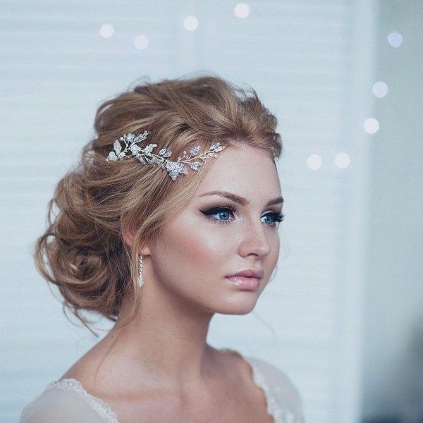 Tonya Pushkareva Long Wedding Hairstyle for Bridal 7 via tonyastylist