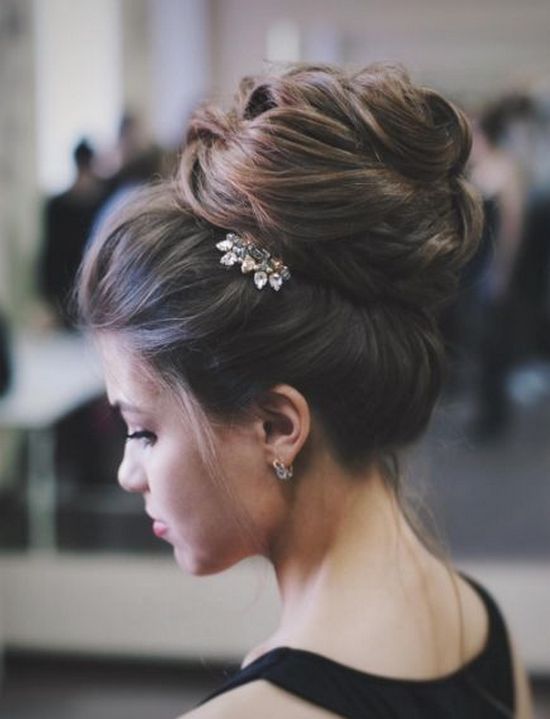 Tonya Pushkareva Long Wedding Hairstyle for Bridal via tonyastylist 14