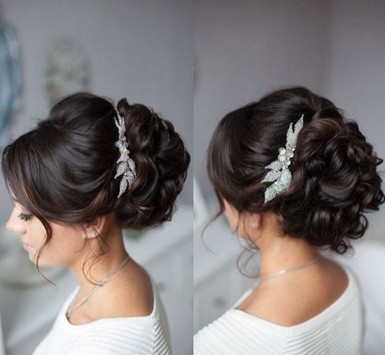 Tonya Pushkareva Long Wedding Hairstyle for Bridal via tonyastylist 24