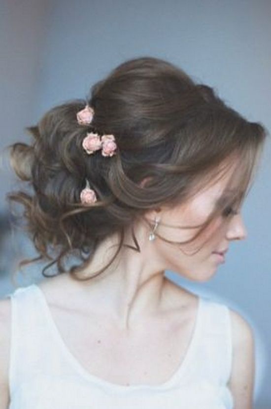 Tonya Pushkareva Long Wedding Hairstyle for Bridal via tonyastylist 25
