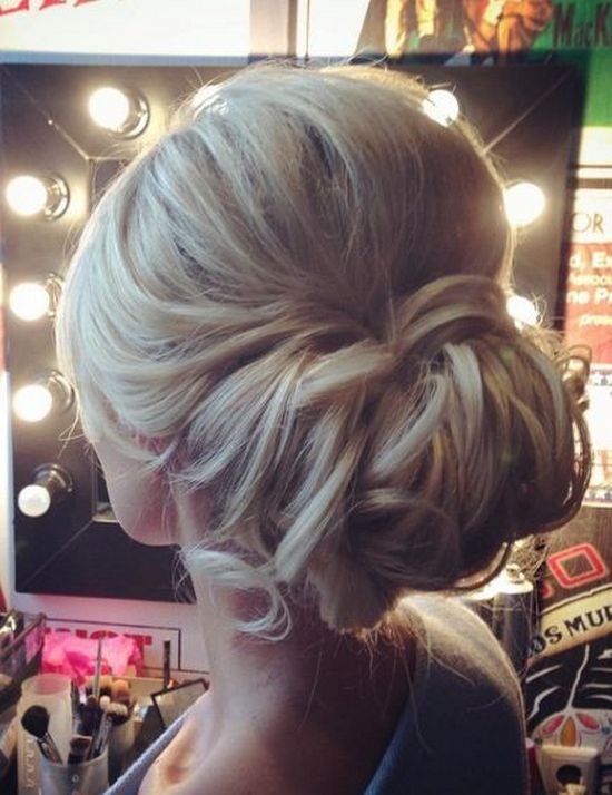 Tonya Pushkareva Long Wedding Hairstyle for Bridal via tonyastylist 29