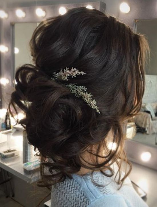 Tonya Pushkareva Long Wedding Hairstyle for Bridal via tonyastylist 8