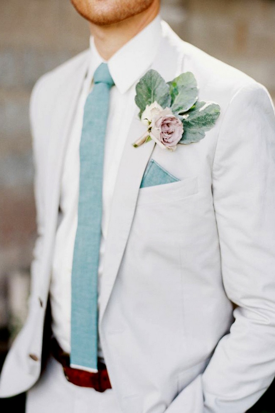 Ivory White Groom Suits 3
