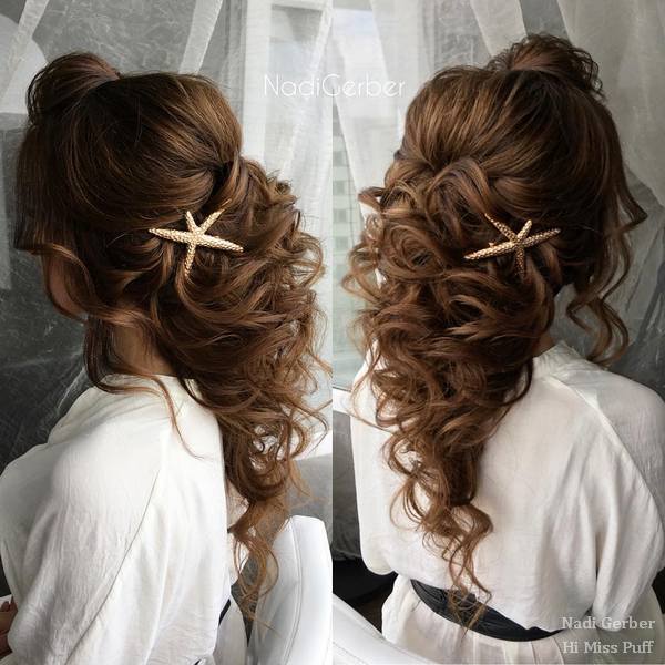 Long Wedding Hairstyles and Bridal Updos from Nadi Gerber 10
