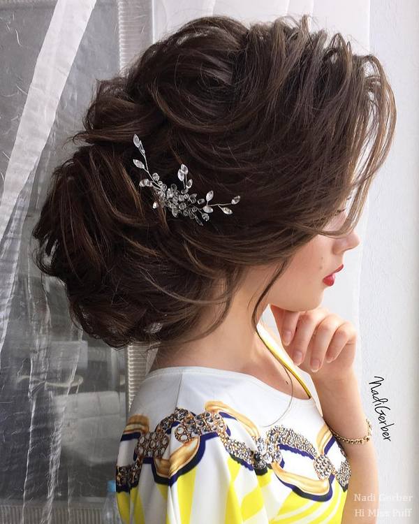Long Wedding Hairstyles and Bridal Updos from Nadi Gerber 17