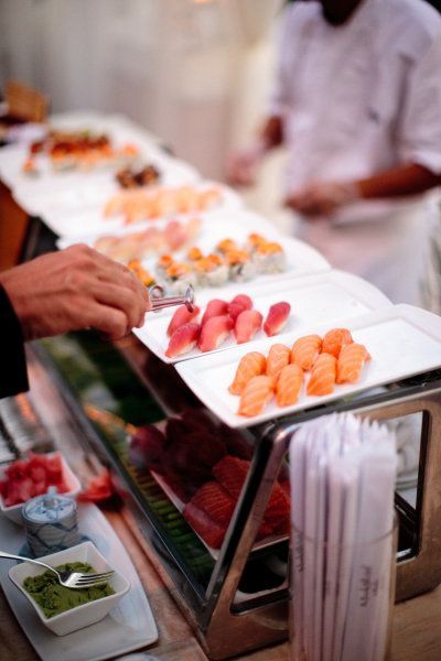 Wedding Sushi Bar And Station Ideas 11