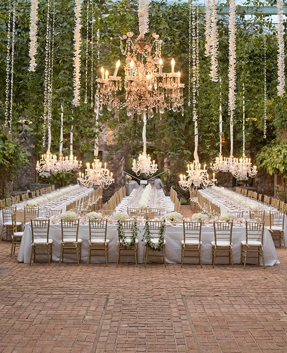 unexpected table arrangement Whimsical wedding reception
