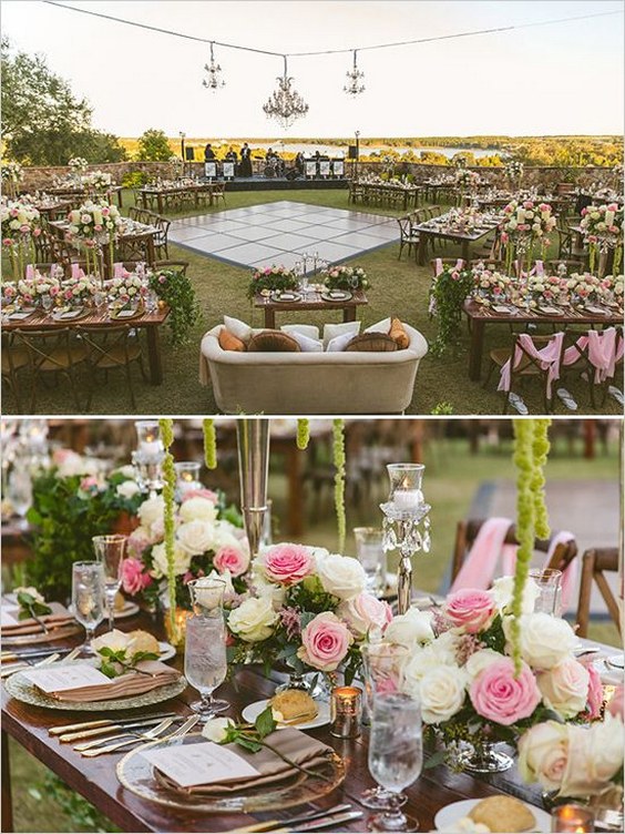 wedding reception layout idea