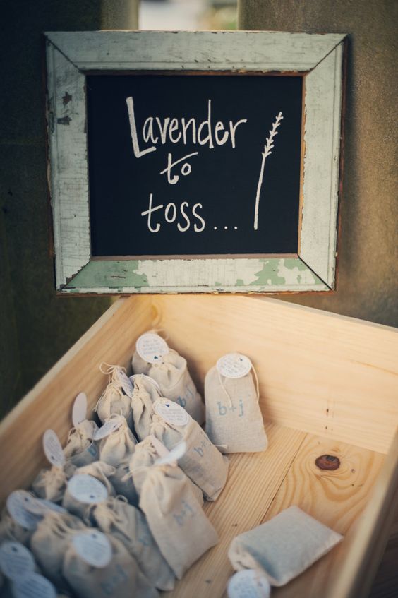 Lavender Bag for Wedding Toss