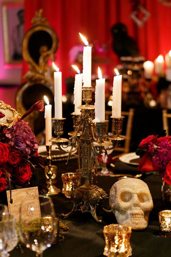 Skulls Wedding Ideas and Details 26