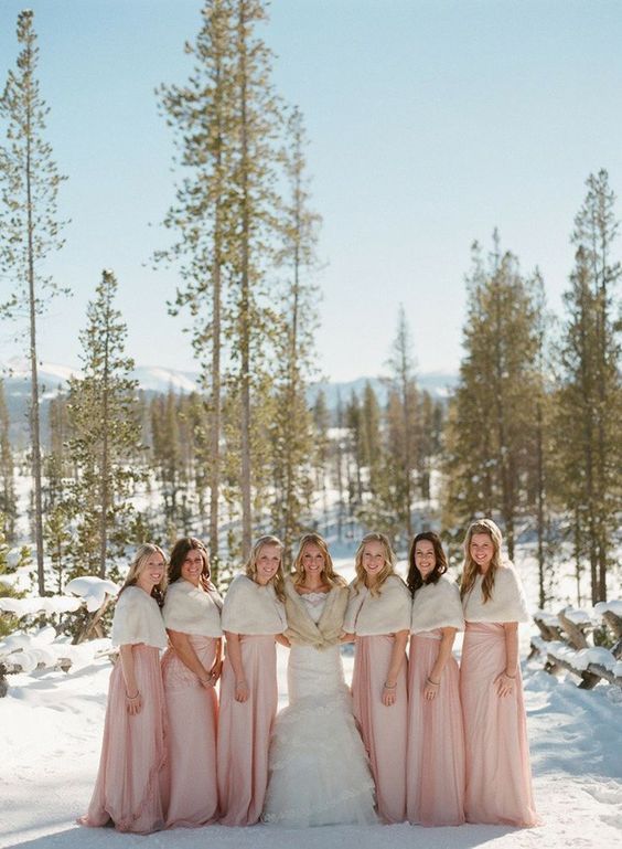 Winter bridesmaid dresses 9