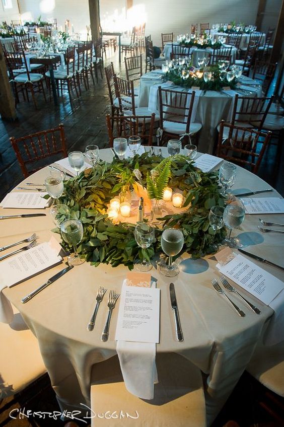 Round Wedding Table Decor Wedding Centerpiece Ideas 31