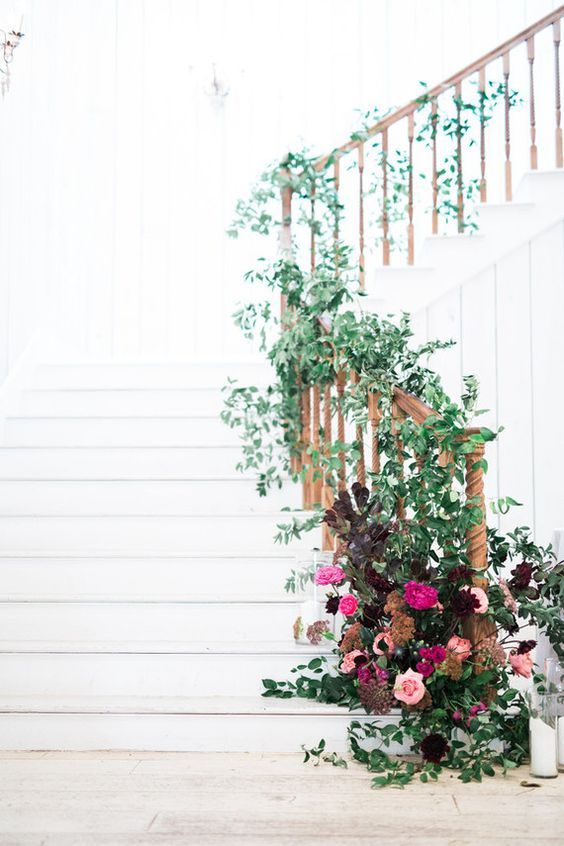 Wedding Staircase Décor Ideas 10