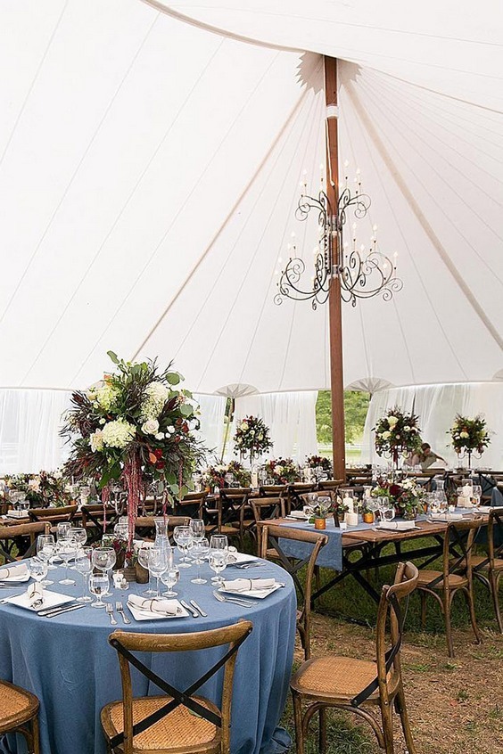 Wedding tent decor idea 2