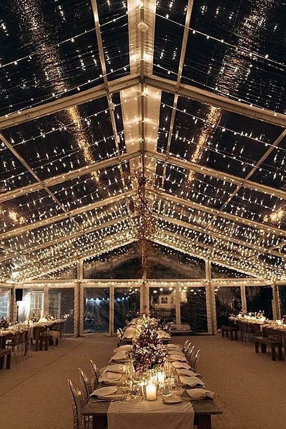 Wedding tent decor idea 25