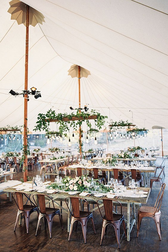 Wedding tent decor idea 30