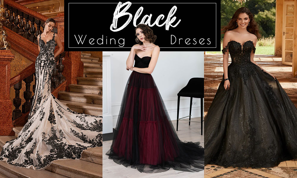 Princess Sweetheart Off Shoulder Glitter Black Tulle Wedding Dress | Black  wedding dress gothic, Black lace prom dress, Black prom dresses