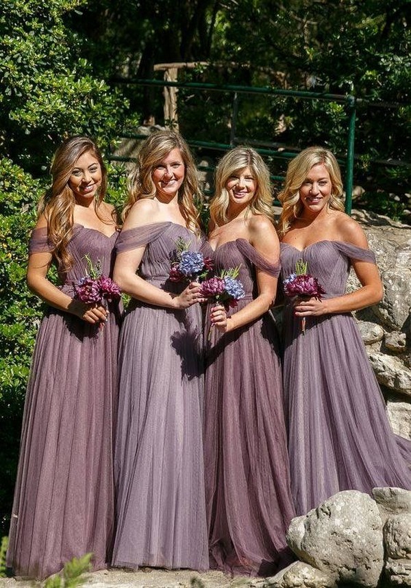 Mauve bridesmaid dresses 4