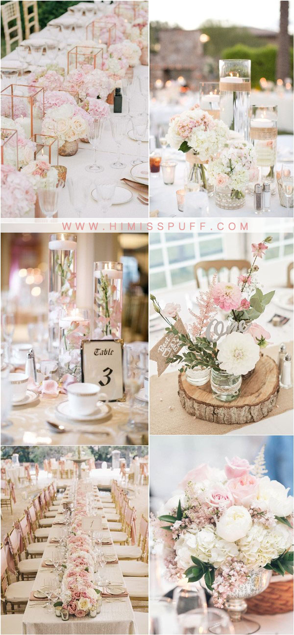 20 Blush Wedding Centerpiece We Love – Page 2 – Hi Miss Puff