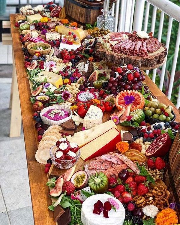 cheese platters wedding charcuterie table ideas