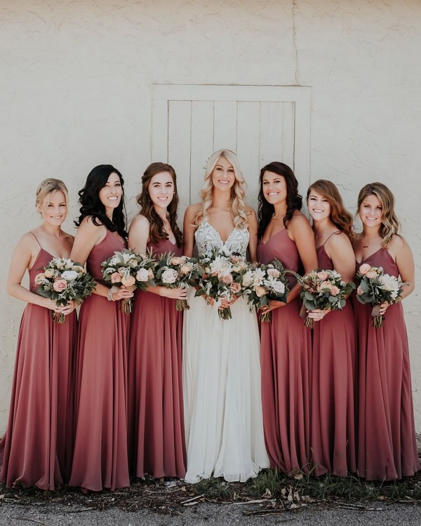 ️ 20 Trendy & Romantic Cinnamon Rose Wedding Color Ideas