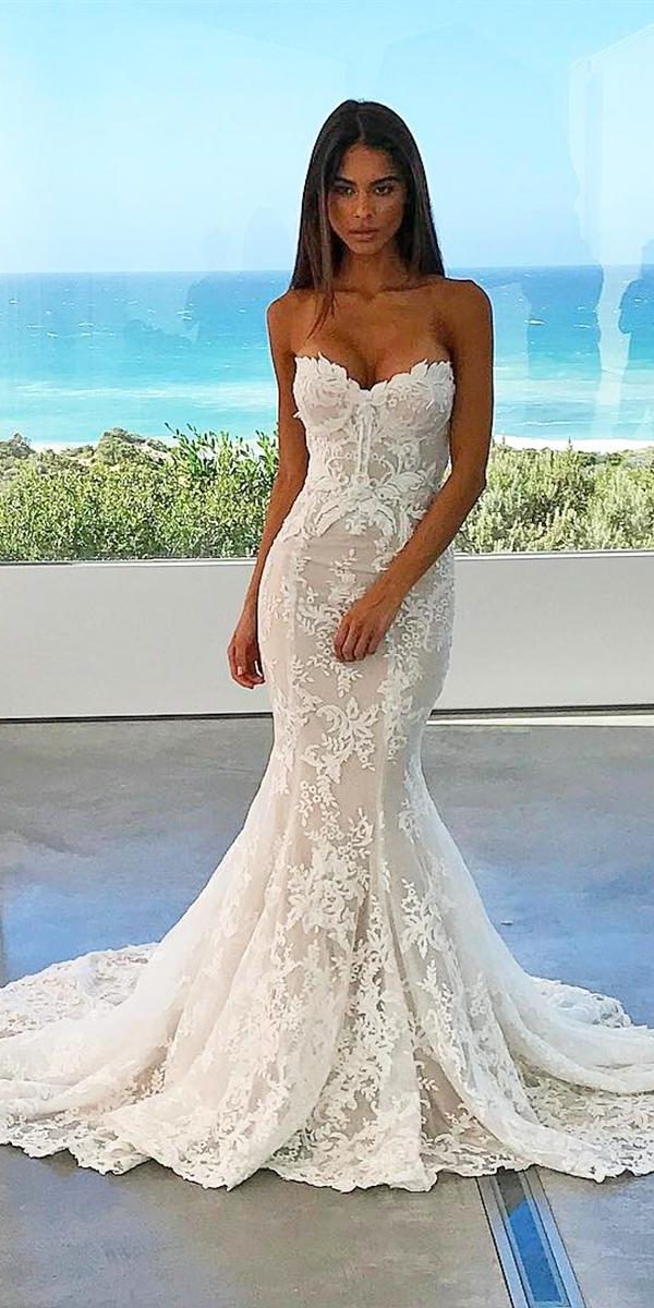 mermaid sweetheart lace bridal dresses for destination wedding nektariaworld