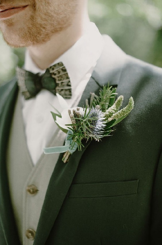 shades of green groom attire ideas
