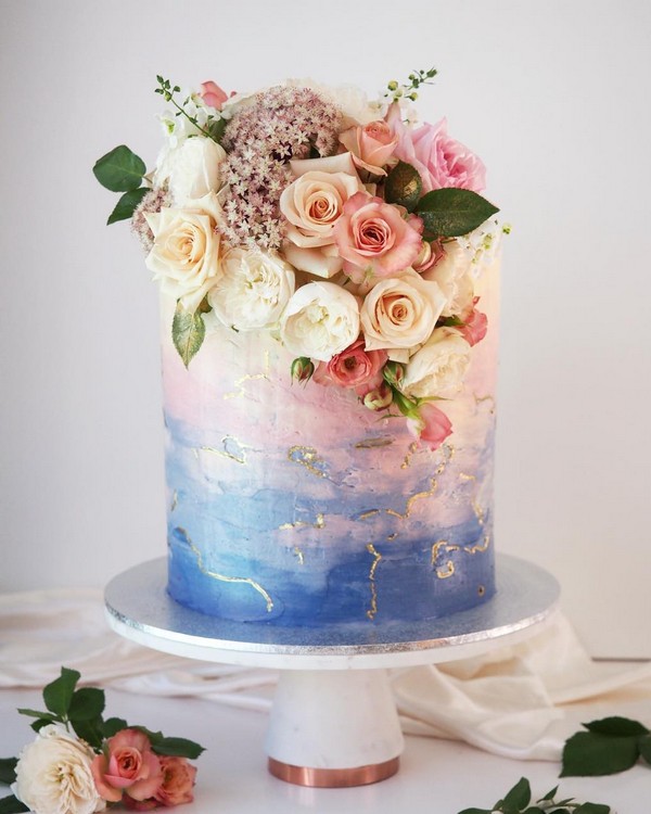 Dripped wedding cakes from cordyscakes 13