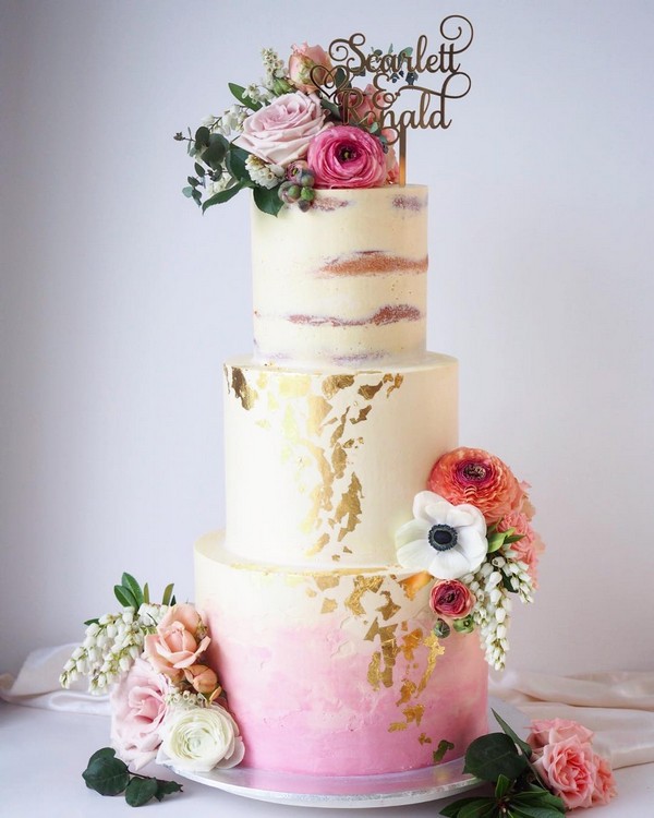 Dripped wedding cakes from cordyscakes 18