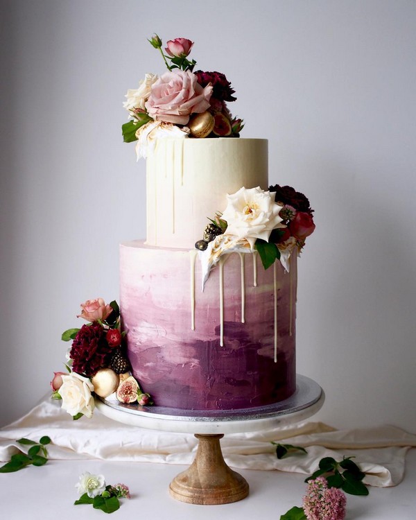 Dripped wedding cakes from cordyscakes 19